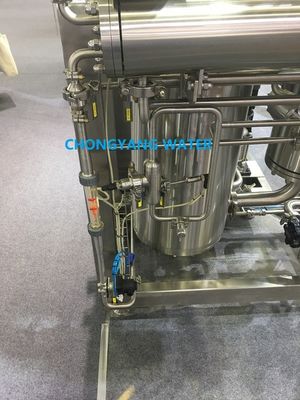 Sıcaklık Değiştiricisi Ultra saf Farmasötik Suyu Arıtma Tesisi UV Lamp Edi Ro