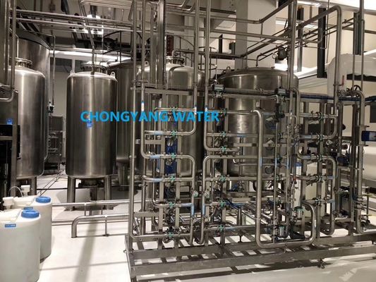 EDI WFI İlaç Su Sistemi Paslanmaz Çelik 304 316 İlaç Endüstrisinde Su Arıtma Sistemi
