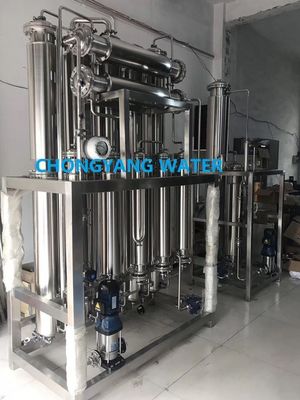 Deneyler İçin Üç Etki Su Damıtma Makinesi Laboratuvarı Su Damıtma Cihazı