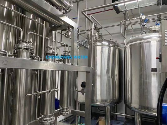 Farmasötik Çok Etkili Damıtılmış Su Ekipmanları WFI Ro Makinesi Diyaliz