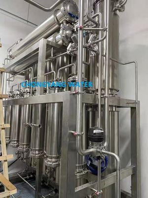 Farmasötik Çok Etkili Damıtılmış Su Ekipmanları WFI Ro Makinesi Diyaliz