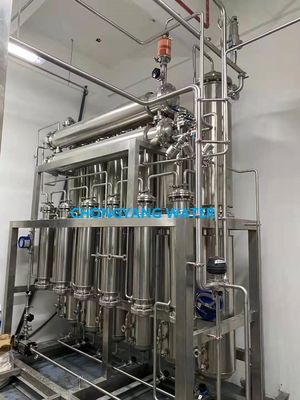 Farmasötik Çok Etkili Damıtılmış Su Ekipmanları WFI Ro Makinesi Diyaliz