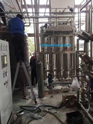 Farmasötik Çok Etkili Damıtılmış Su Ekipmanları WFI Ro Makinesi Diyaliz