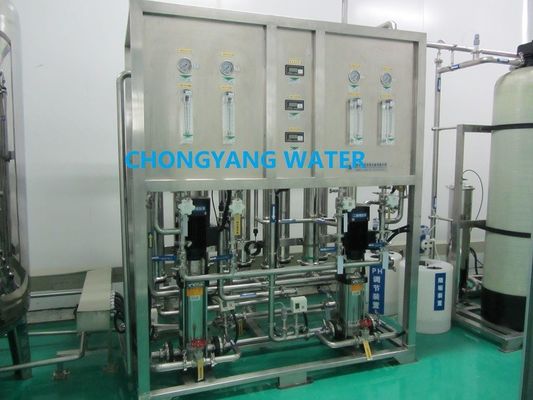 Elektroplating Endüstriyel RO Tesisi Çift Osmoz Su Filtresi Tesisi