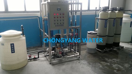 Elektroplating Endüstriyel RO Tesisi Çift Osmoz Su Filtresi Tesisi
