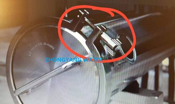 4 &quot;Son Kelepçe Paslanmaz Çelik RO Membran Muhafaza Membranı Paslanmaz Çelik Basınçlı Kap