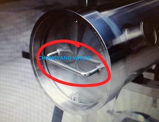 4 &quot;Son Kelepçe Paslanmaz Çelik RO Membran Muhafaza Membranı Paslanmaz Çelik Basınçlı Kap