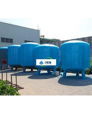 Endüstriyel Paslanmaz Çelik Filtre Evi Silika Kum Su Filtresi ISO9001