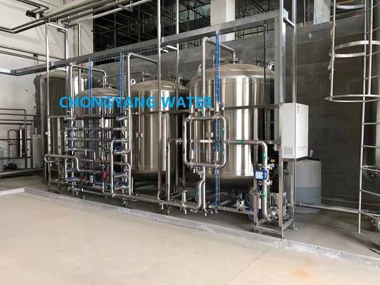 PLC Kontrol Musluk Suyu Temizlenmiş Sistem Farmasyalı Paslanmaz Çelik Malzemesi