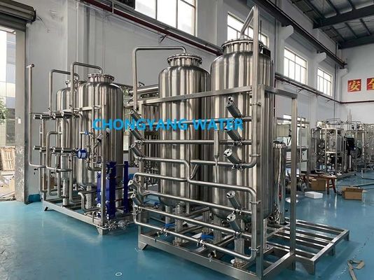 PLC Kontrolü Farmasötik Su Üretimi için Paslanmaz Çelik Farmasötik Su Sistemi