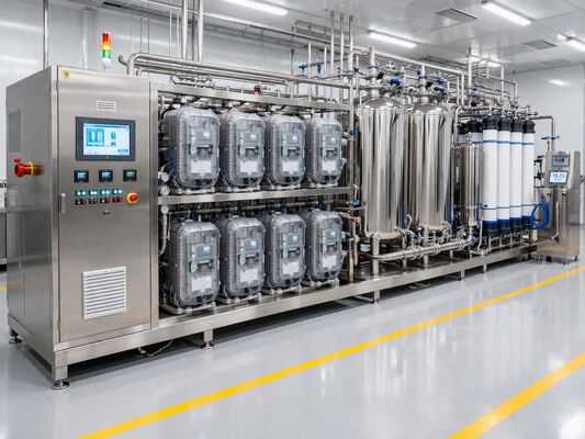Elektrodeonizasyon Endüstriyel RO Tesisi Endüstriyel Su Temizleme Makinesi