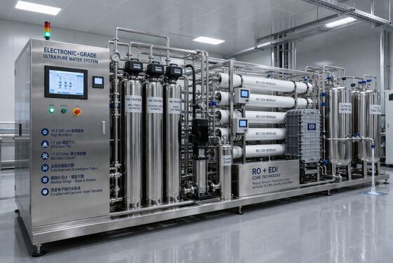 Elektrodeonizasyon Endüstriyel RO Tesisi Endüstriyel Su Temizleme Makinesi
