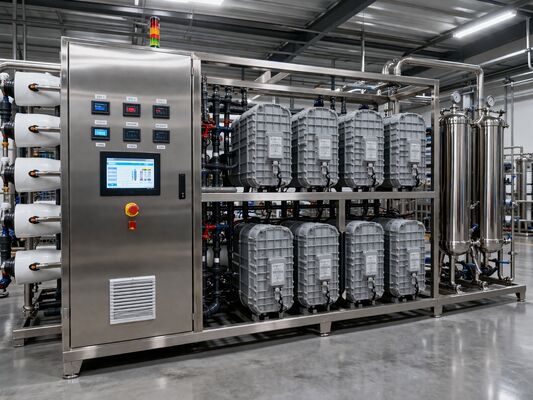 Elektrodeonizasyon Endüstriyel RO Tesisi Endüstriyel Su Temizleme Makinesi