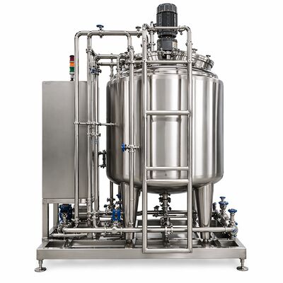 GMP Çözelti Hazırlama Sistemi 1000L SS316L Karıştırma Tankı ile (Otomatik PLC Kontrollü, CIP Hazır)