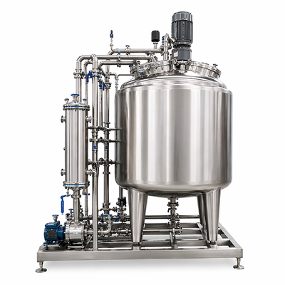 Biopharmaceutical Solution Preparation System 1000L with SS316L Vessel (GMP Standard, Touch Screen Control)
