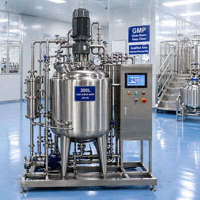 Biophar Solüsyon Hazırlama Sistemi SS316L Kaplı 1000L (GMP Standartı, Dokunmatik Ekran Kontrolü)