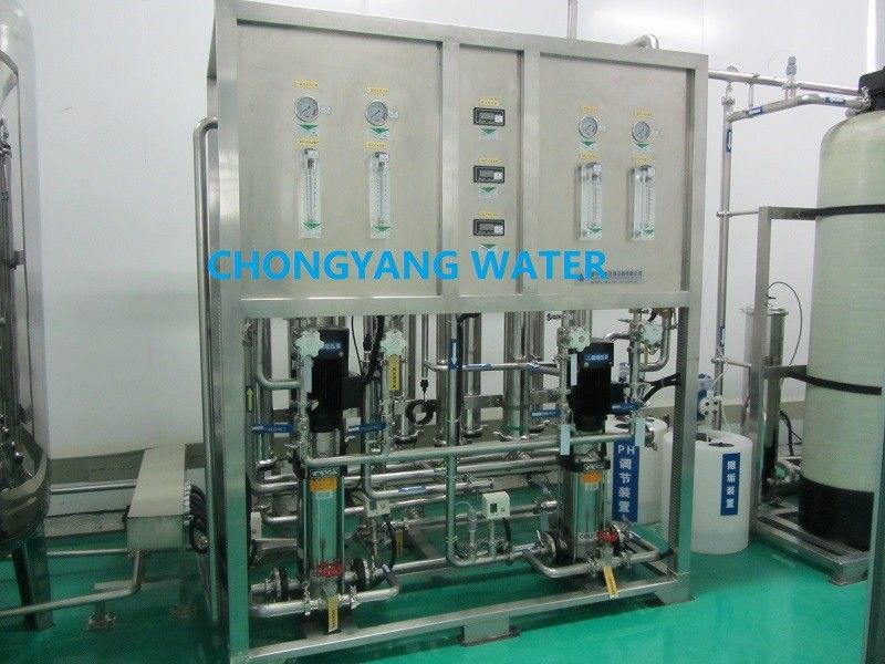Elektroplating Endüstriyel RO Tesisi Çift Osmoz Su Filtresi Tesisi