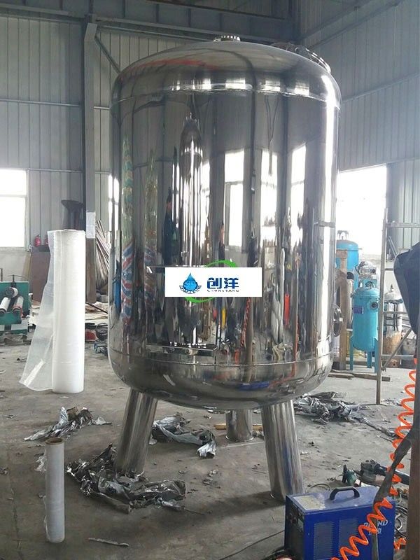 Endüstriyel Paslanmaz Çelik Filtre Evi Silika Kum Su Filtresi ISO9001